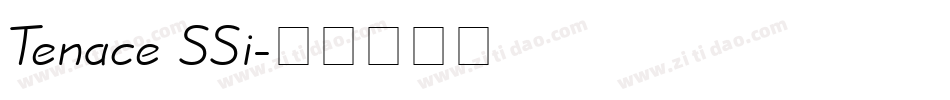 Tenace SSi字体转换
